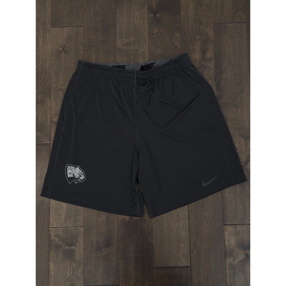 Nike Men's Dri-Fit Dark Grey‎ Running Shorts 9" Inseam Size XL Jackwire Logo